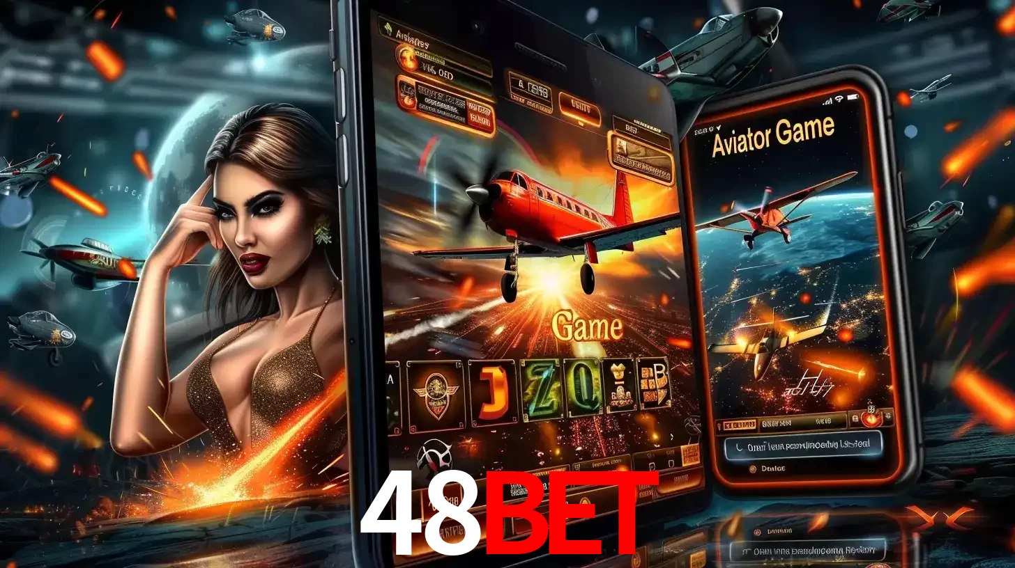 Mulher estilosa cercada por telas que exibem a jogabilidade do Aviator, capturando a intensidade e a estratégia deste popular crash game oferecido pelo 48bet.
